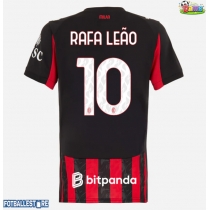 AC Milan Rafael Leao #10 Hjemmedrakt Dame 2025-26 Kortermet